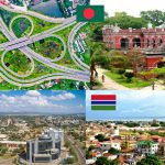 গাম্বিয়া, বতসোয়ানা ও ফরিদপুর জেলা