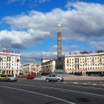 Minsk, Belarus, Victory square
