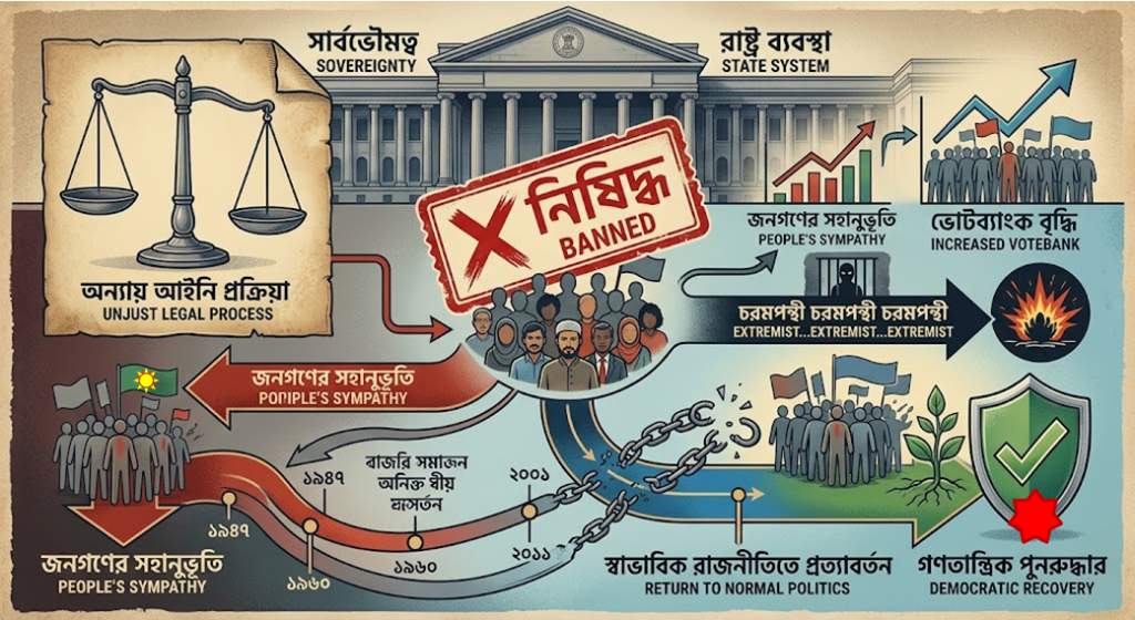 নিষিদ্ধ দলের প্রত্যাবর্তন